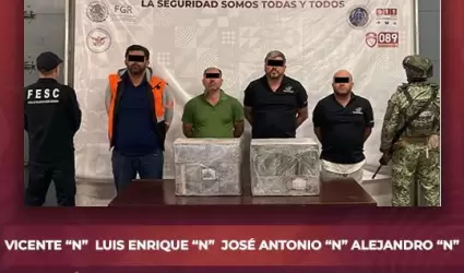 Realizan aseguramiento relevante de drogas en Playas de Rosarito