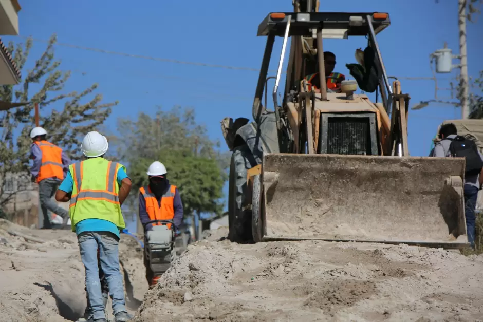 Avanza obra de introduccin de agua potable en el Ejido Lzaro Crdenas