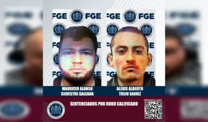 Dos sentencias condenatorias por robo calificado