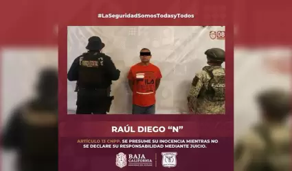 Detenido con arma y droga
