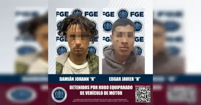 Dos sujetos por robo