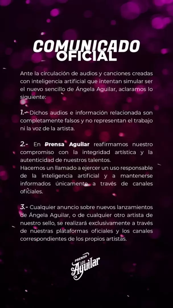 Comunicado Prensa Aguilar