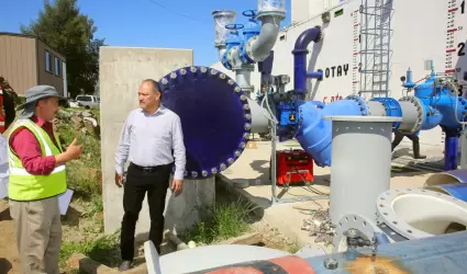 Recuperan servicio del agua colonias aledaas al tanque Otay