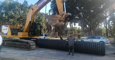 Mantenimiento correctivo en el colector Insurgentes
