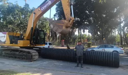 Mantenimiento correctivo en el colector Insurgentes