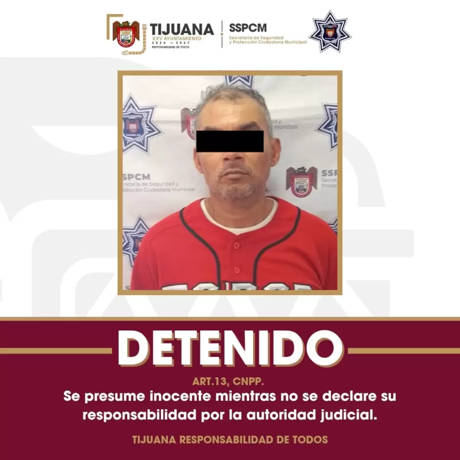 Detenido por violencia familiar