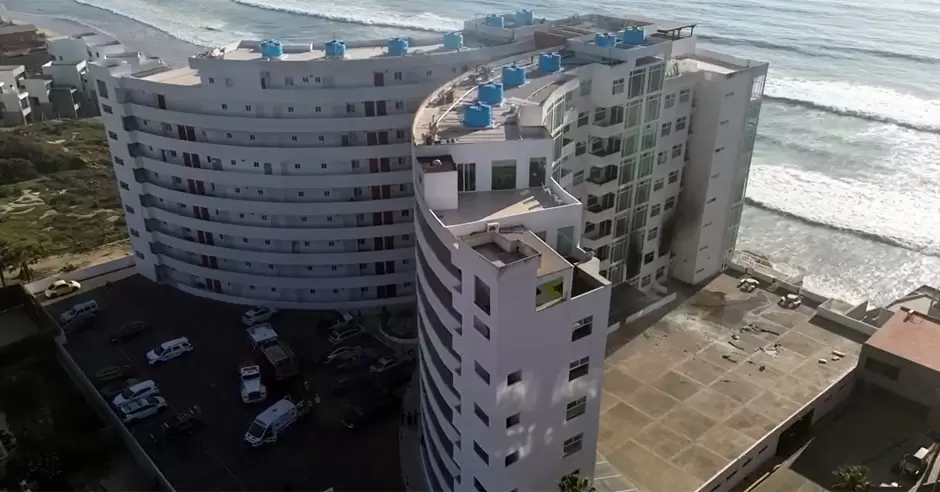 Explosión en condominio de Playas