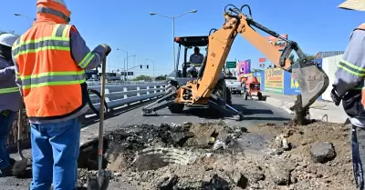 Reparación de pozo de visita en Eje Central y Lázaro Cárdenas