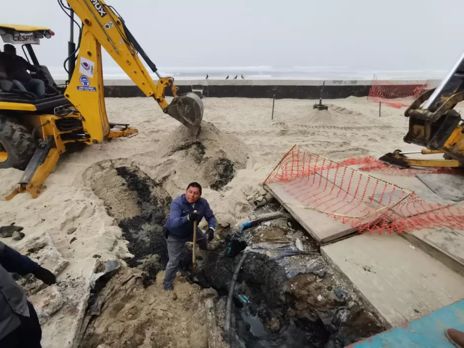 Mantenimiento correctivo en infraestructura sanitaria de la ciudad