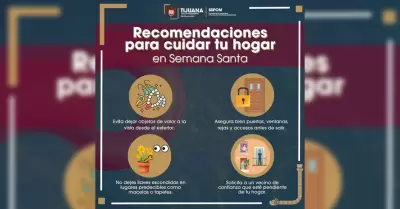 Recomendaciones para cuidar los hogares durante vacaciones