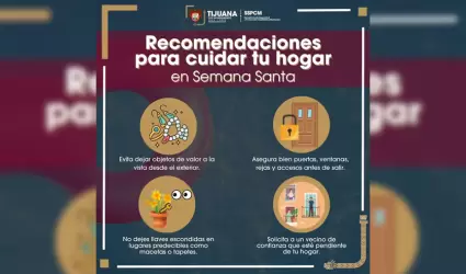 Recomendaciones para cuidar los hogares durante vacaciones