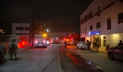 Conato de incendio en laboratorio clnico de la colonia Empleados Federales
