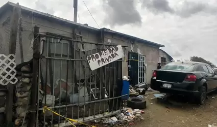 Predio cateado por la FGE BC en el Can de las Carretas