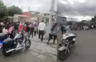 Polica Municipal en apoyo vial durante los viacrusis