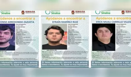Jóvenes desaparecidos en Mazatlán