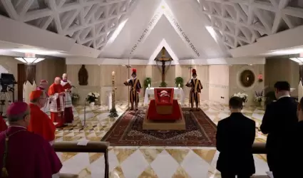 El cuerpo del papa Francisco ha sido trasladado a la Baslica de San Pedro