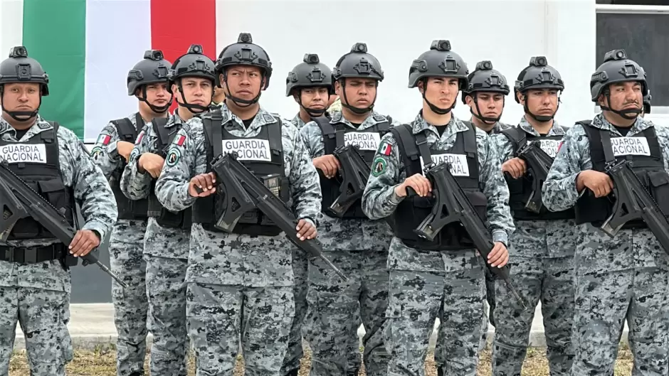 Compaa de la Guardia Nacional en Tijuana