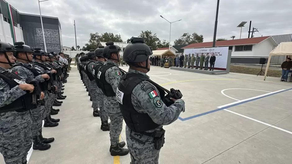 Compaa de la Guardia Nacional en Tijuana