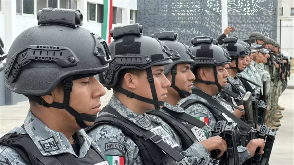 Compaa de la Guardia Nacional en Tijuana