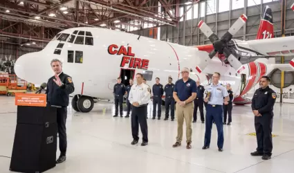 California incorpora segundo avión C-130 a la flota aérea