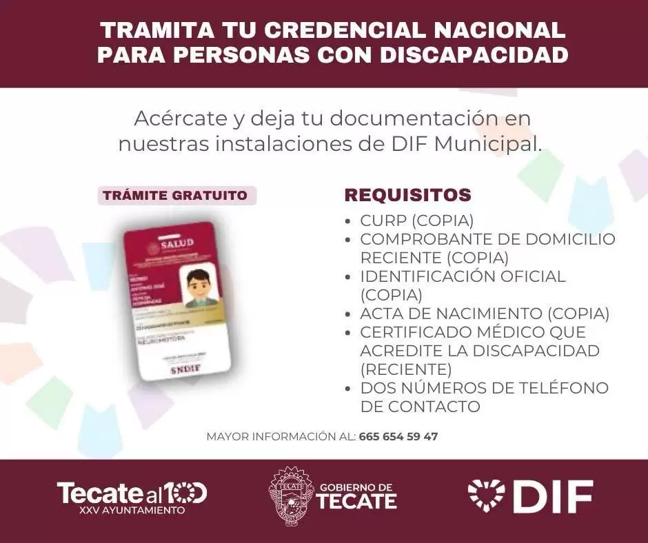 Tramita tu credencial nacional para personas con discapacidad