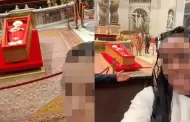 VIDEO Se toman selfies frente al fretro del papa Francisco