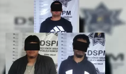 Tres detenidos