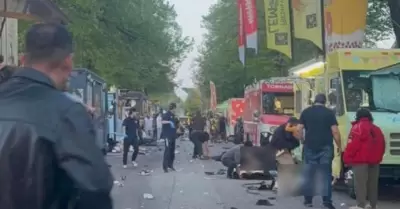Atropellamiento masivo en Canad