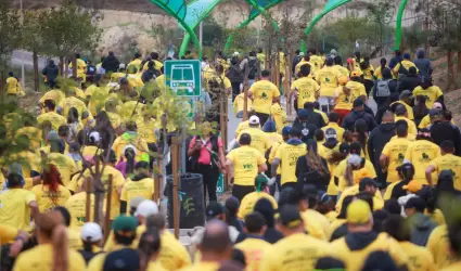 Corre de Amarillo en Parque Esperanto