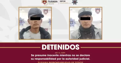 Detenidos por robo con violencia a comercio