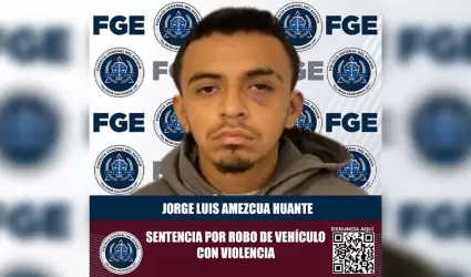 Sentenciado por robo de vehculo con violencia