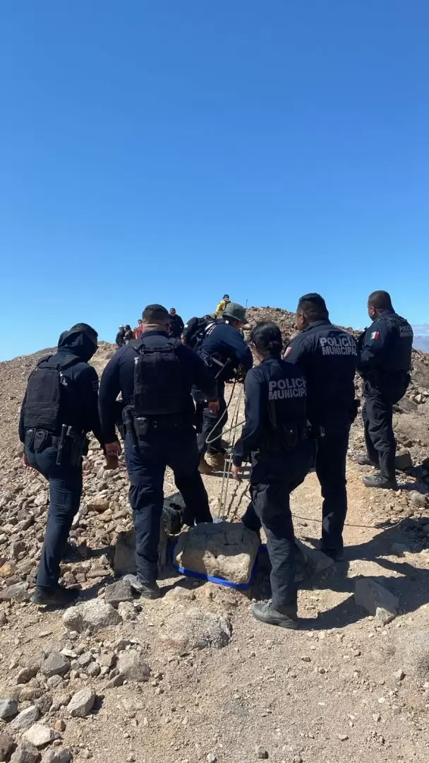 Rescate de menor lesionado en el cerro "Ciempis"