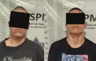 Detienen a dos hombres por robo y dao en propiedad ajena en el fraccionamiento Monarcas