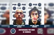 Obtiene fiscala dos sentencias condenatorias por el delito de robo de vehculo