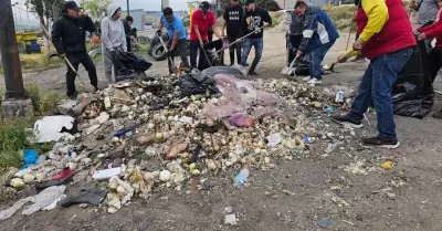 Recolectan toneladas de basura en el bulevar Las Torres