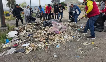 Recolectan toneladas de basura en el bulevar Las Torres