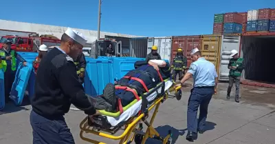 Ejercicio de Proteccin Martima Portuaria en Ensenada