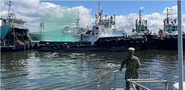 Ejercicio de Proteccin Martima Portuaria en Ensenada