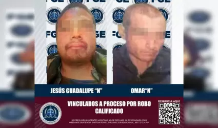 Imputados por robo calificado