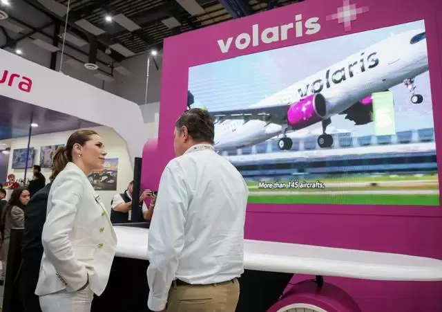 Despega BC con nueva ruta Volaris y mayor capacidad de transporte areo: Gobernadora Marina del Pilar en Tianguis Turstico