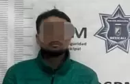 Detuvieron a hombre por chocar patrulla durante persecucin; portaba navaja y marihuana