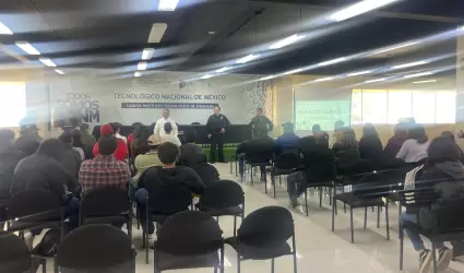 Pltica sobre educacin ambiental en el TecNM