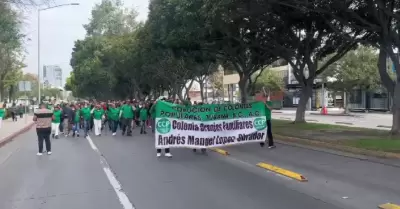 Coalicin de Colonias Populares (CCP) de Tijuana Marcha para hacer visible su la