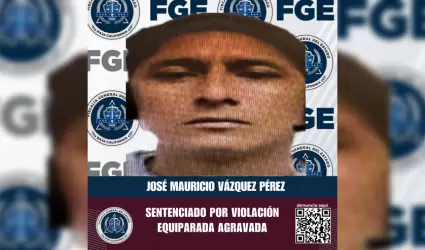 Sentenciado por delito de violacin equiparada, agravada