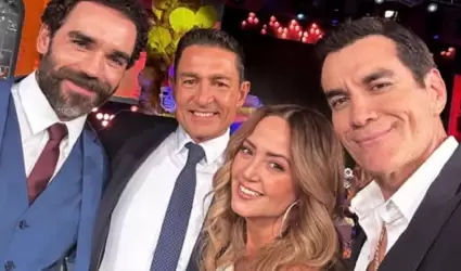 Andrea Legarreta y Fernando Colunga