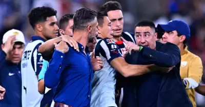 Efran Jurez y Martn Demichelis fueron expulsados
