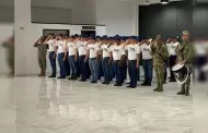 Marina toma protesta a personal del Servicio Militar Nacional