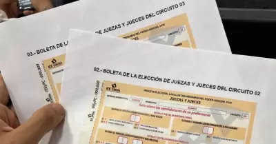 Boletas para eleccin judicial en Sonora