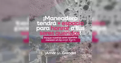 Ampliación del panteón de Maneadero