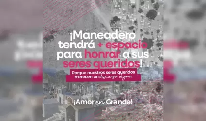 Ampliacin del panten de Maneadero